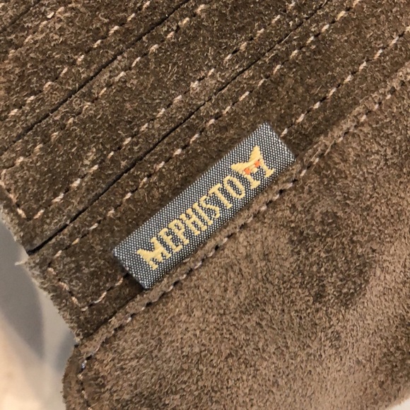 Practically NWOB Mephisto Graziela Brown Suede GENUINE LEATHER Ankle Boots Sz 8 - Picture 7 of 8